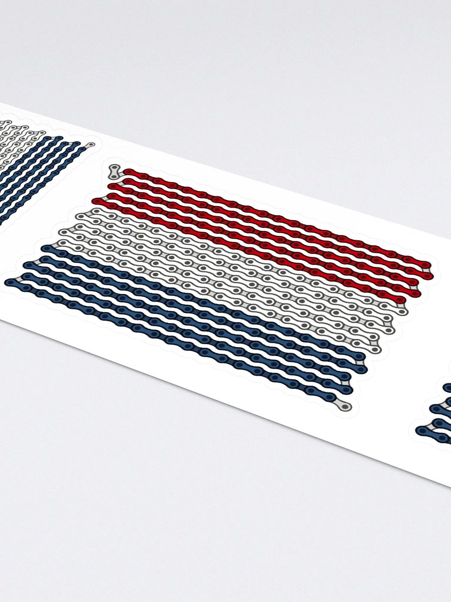 Netherlands Bike Chain Flag Stickers, Mixed Size 4 Pack product image (4)