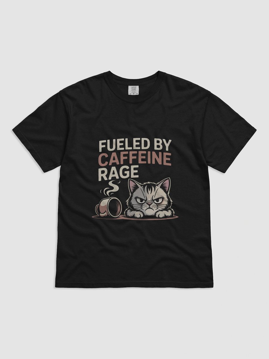 Caffeine Rage Cat Graphic Tee product image (1)