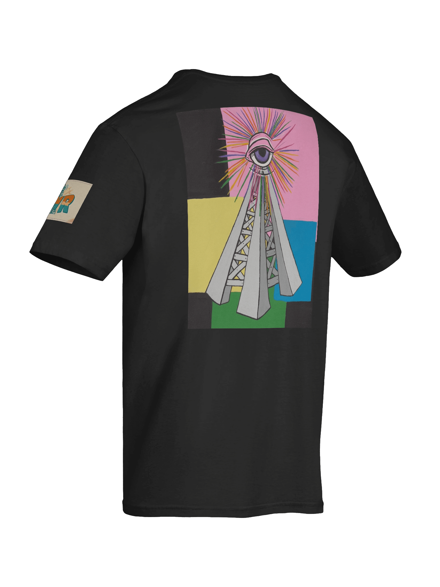 Unisex PWR Radio Tower/Radiating Eye T Shirt product image (12)
