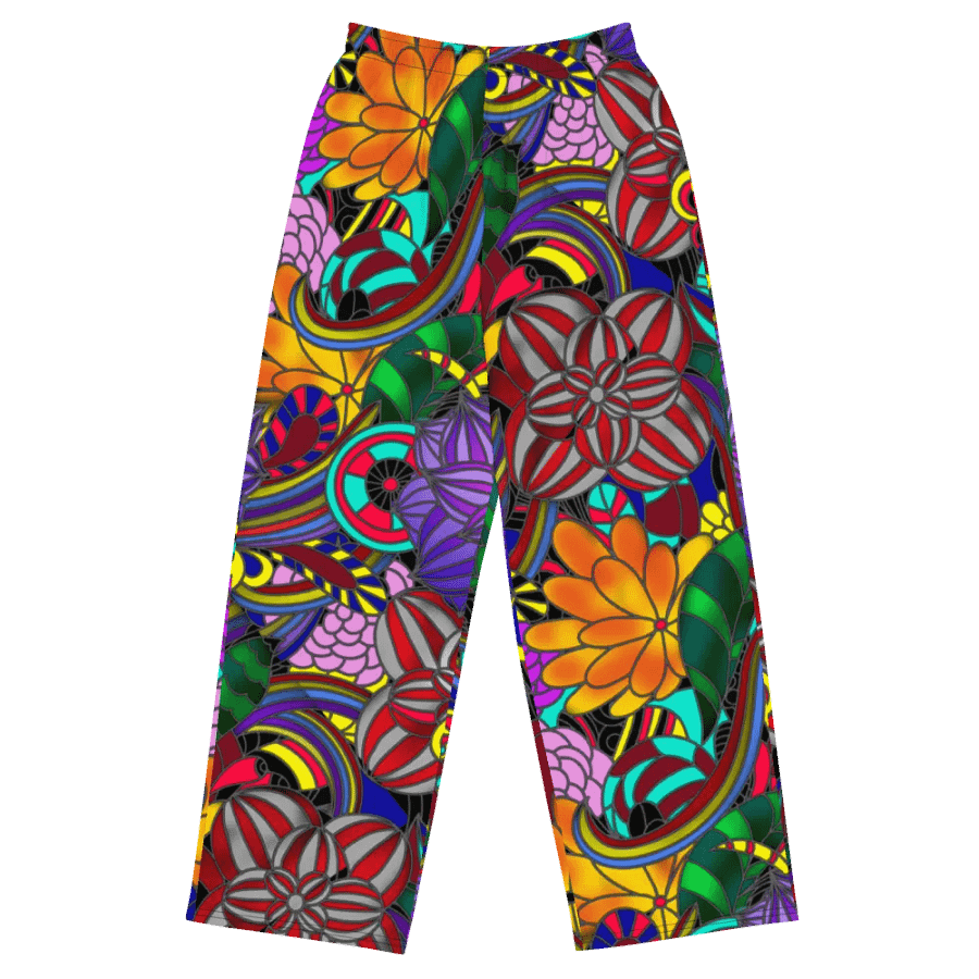Flowers and Rainbows Wideleg Pants product image (2)