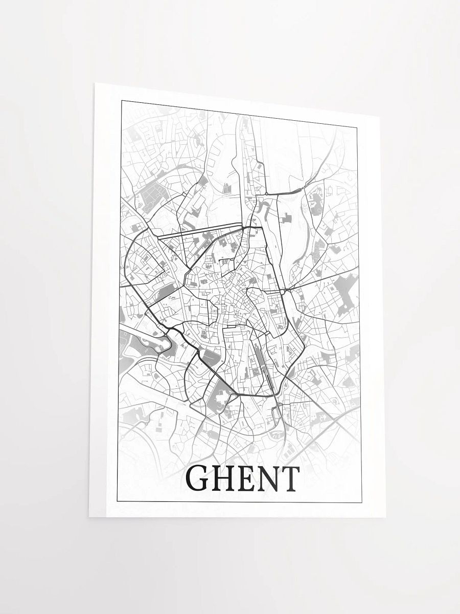 Ghent, Belgium, city map print product image (12)