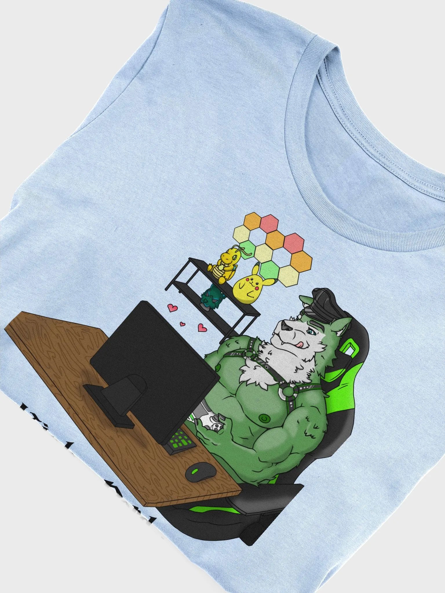 Kinky, Nerdy & Flirty T-Shirt (Light Colors) product image (5)