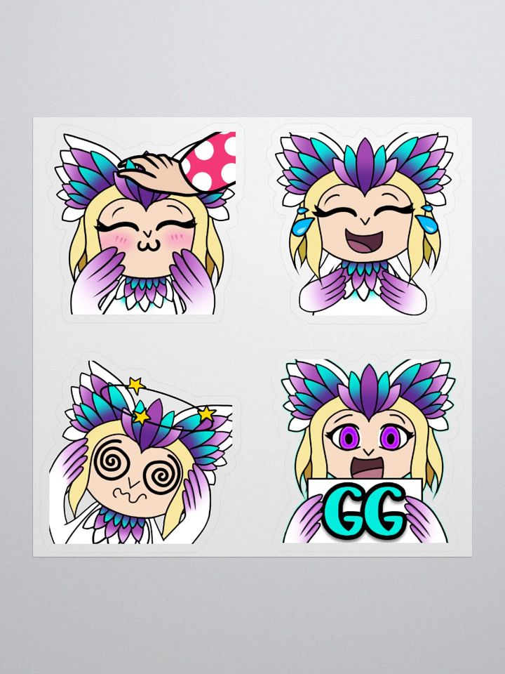 3/4 Emote Stickers product image (1)