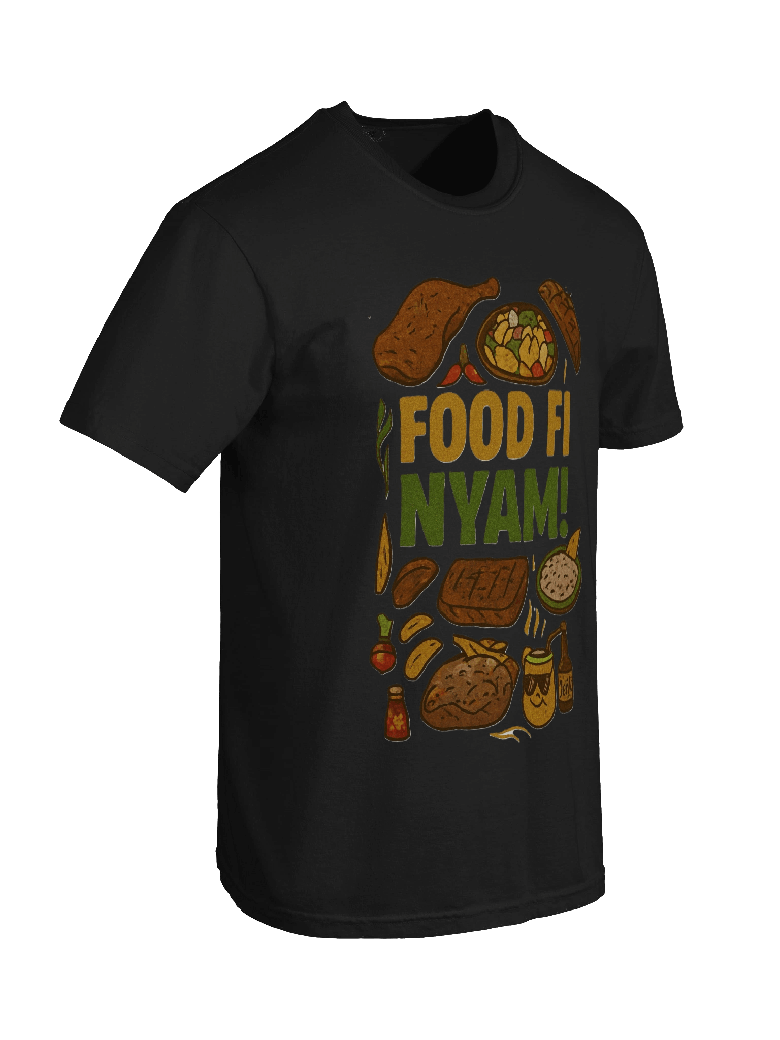 FOOD FI NYAM! Cotton T-Shirt product image (67)