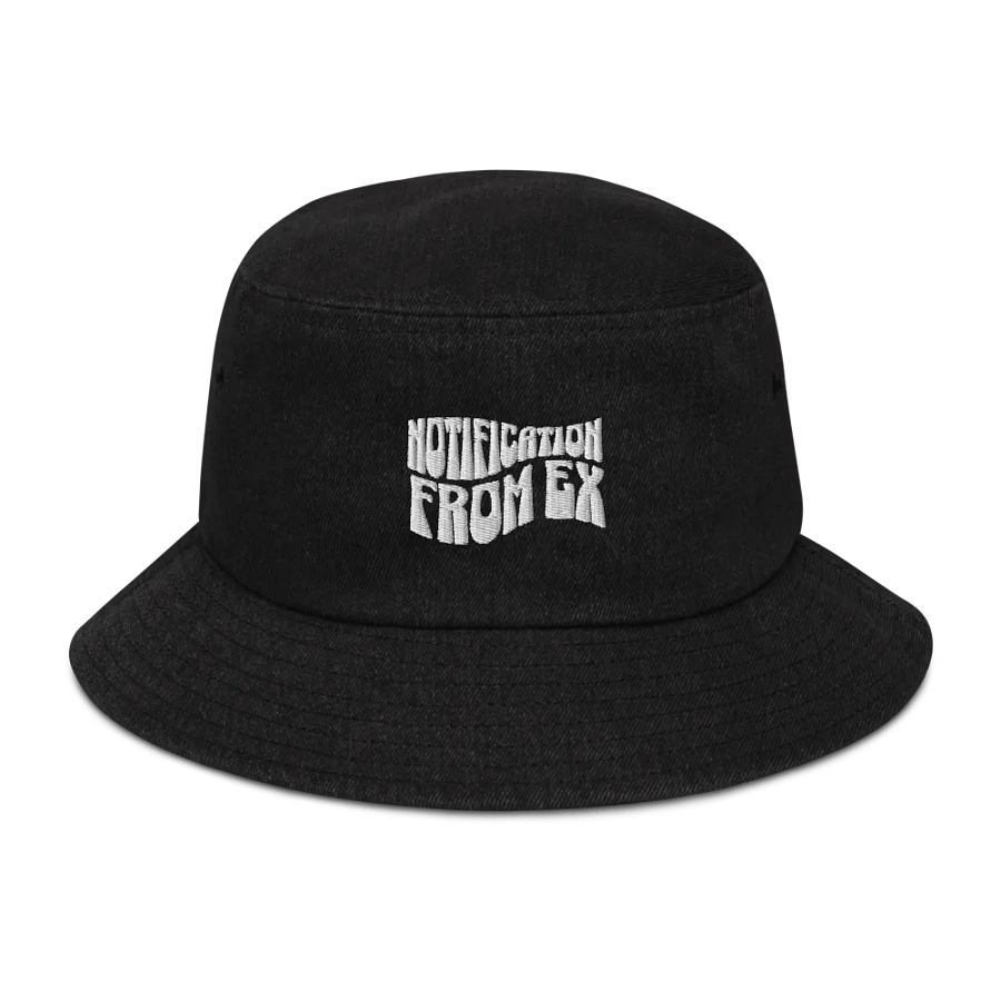 Notification from ex - Bubble Font ( Denim Bucket Hat ) product image (1)