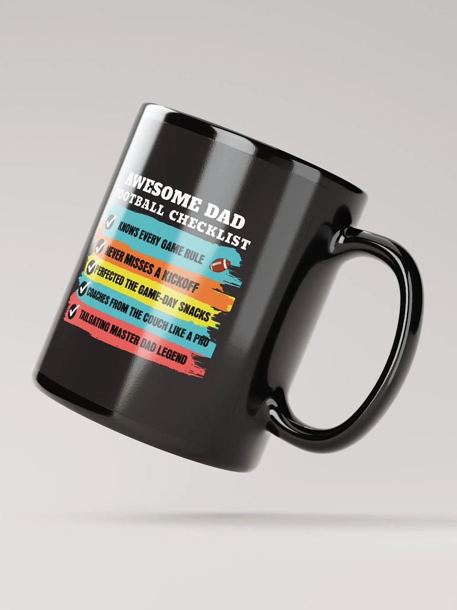 Football Dad Fan Checklist Mug product image (4)
