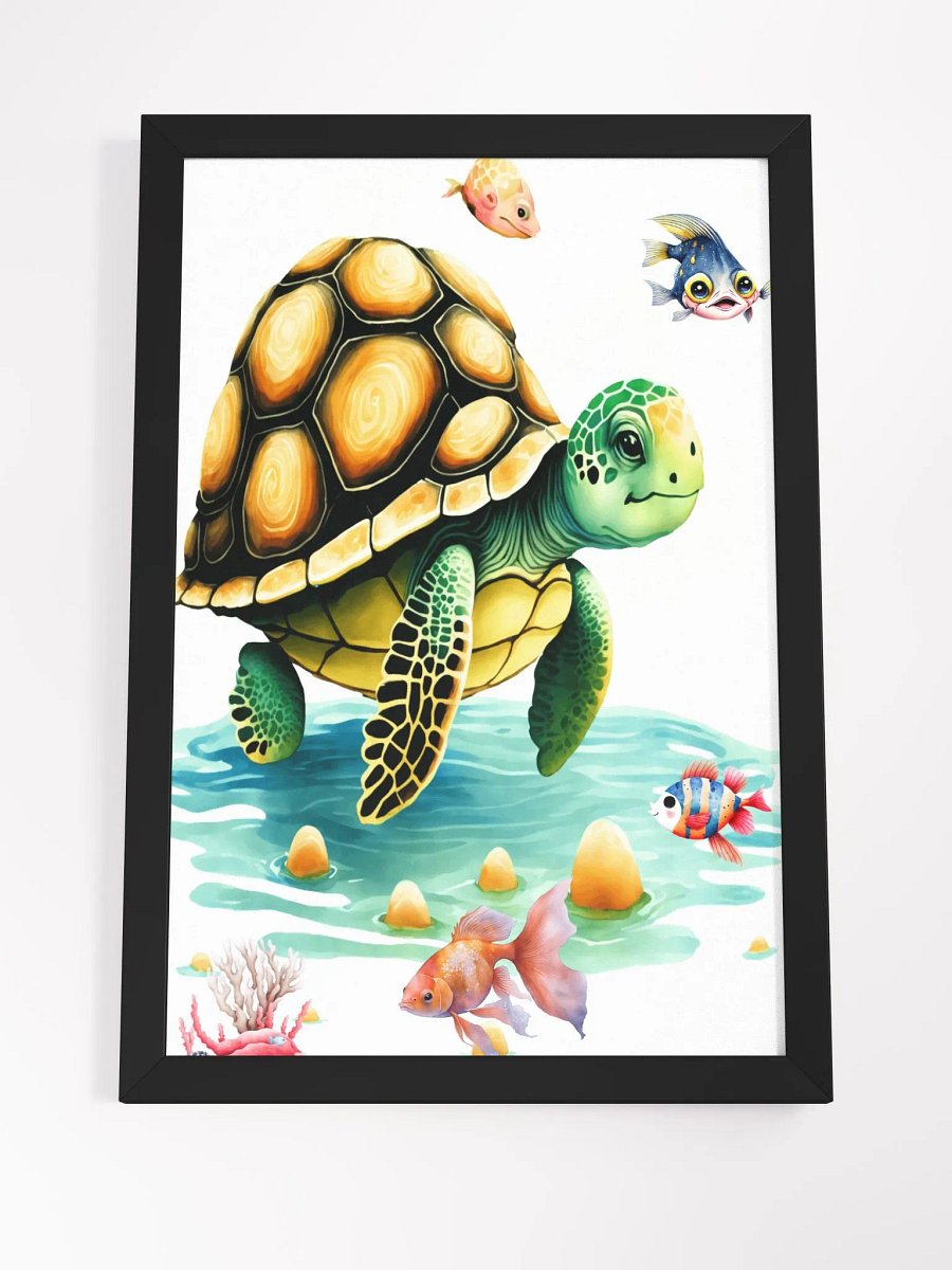 Underwater Harmony - Turtle and Fish Wall Art product image (24)
