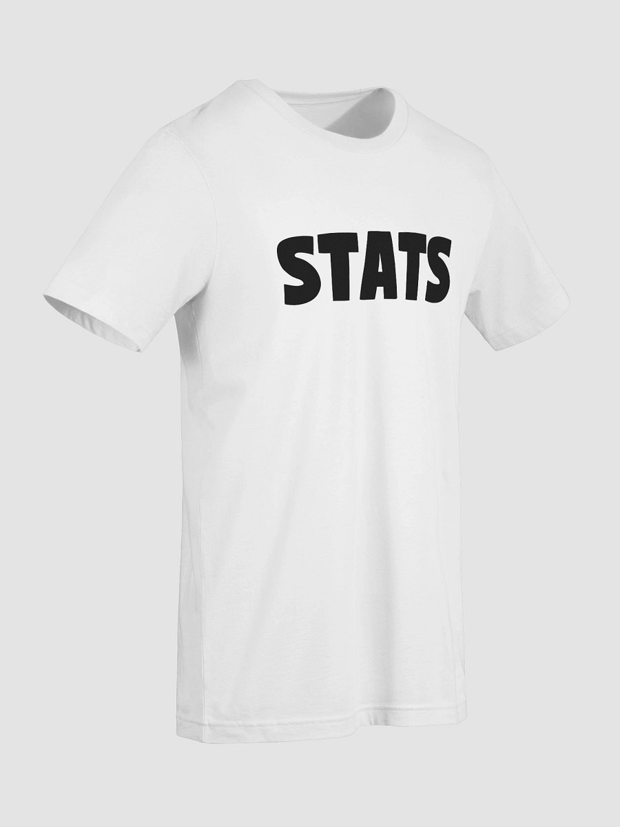 Stats T-Shirt (Black Lettering) product image (33)