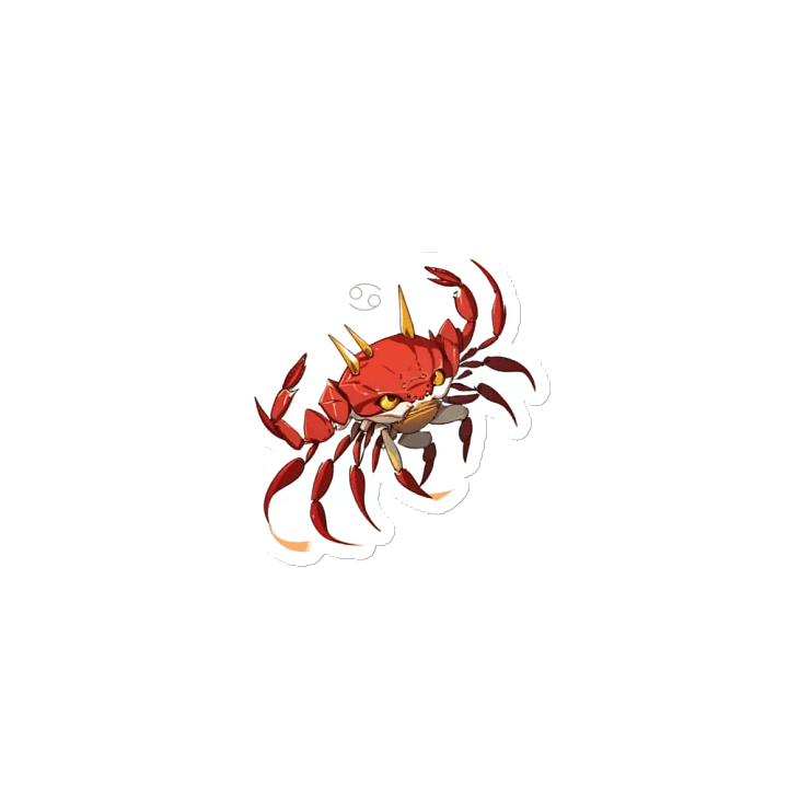 Crab Claw Cutie Die-Cut Magnets product image (2)