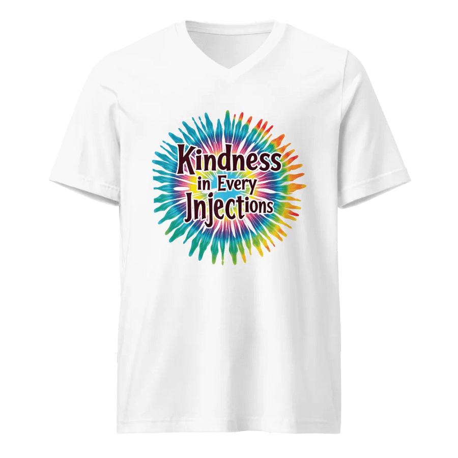 Kindness Tie-Dye V-Neck Tee product image (1)