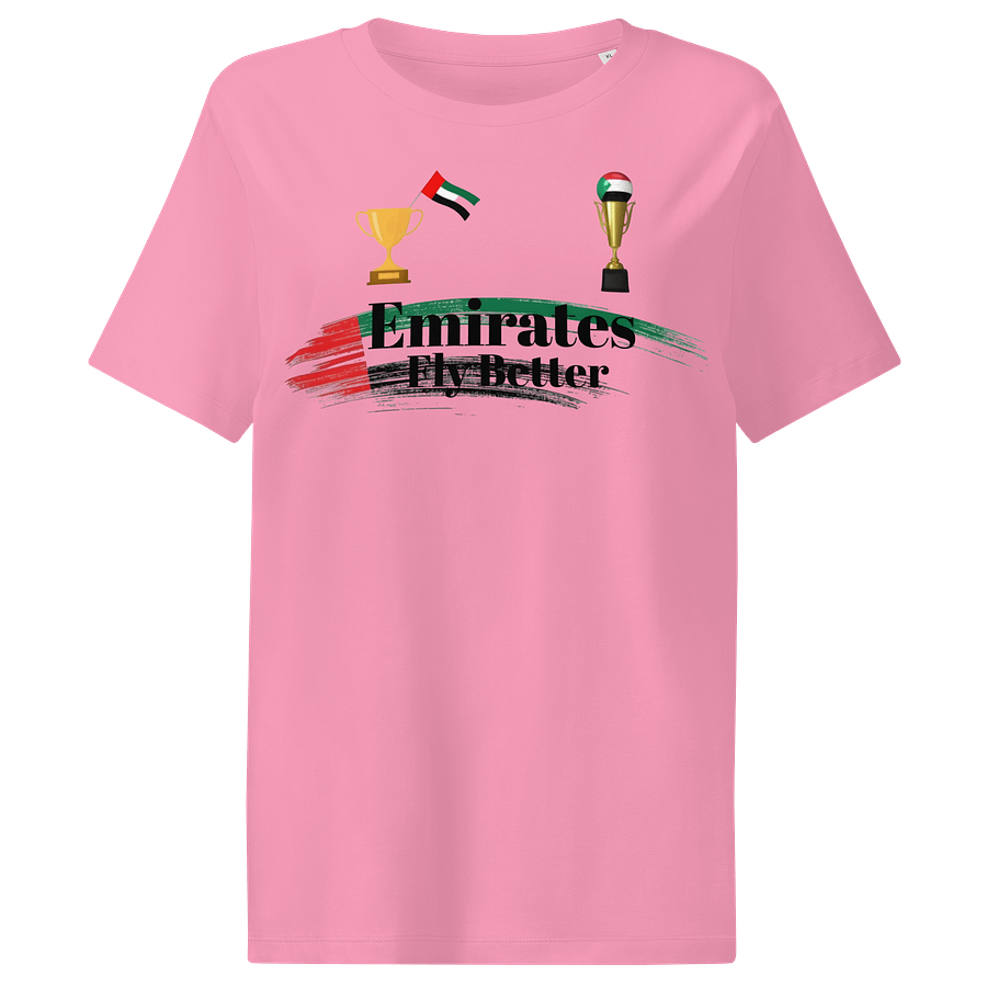 Women's Organic Ribbed Neck T-Shirt Emirates Graphic product image (1)