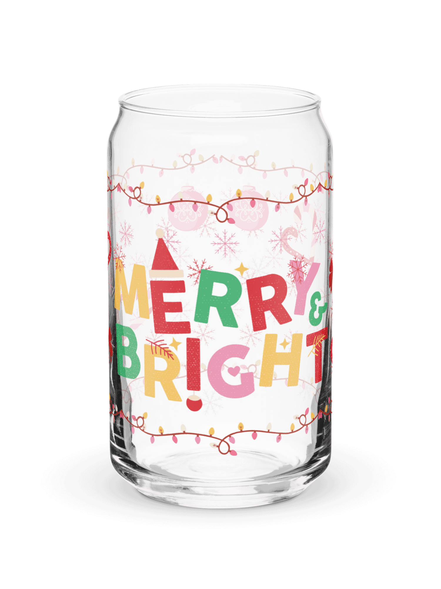 Merry & Bright Glass Tumbler product image (2)