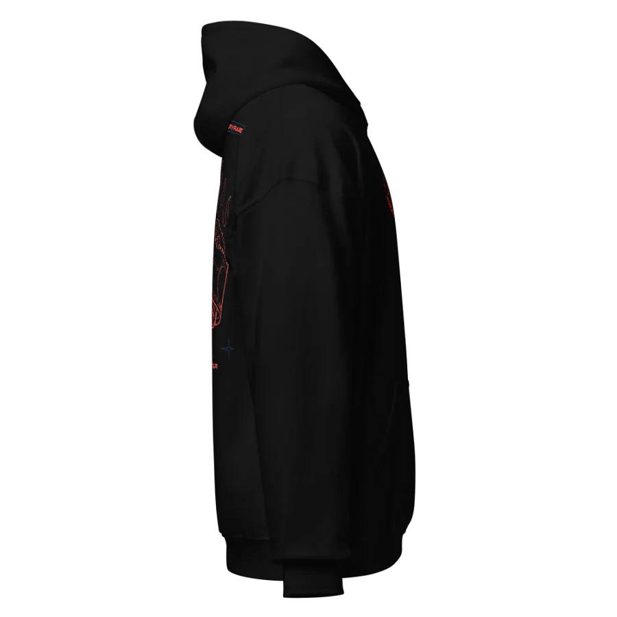 VERYRARE Collection - "Burning Revenue" Embroidered Pullover Hoodie product image (18)