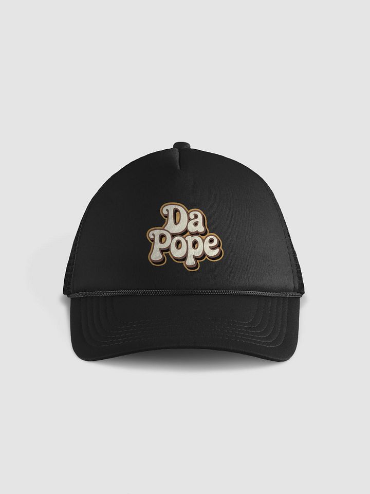 Da Pope Retro T-Shirt – Chicago Style | Pope Leo XIV American Provost Parody Trucker Hat product image (2)