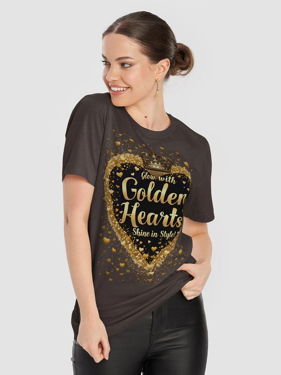 Black History Month Golden Hearts Shine in Style T-Shirt product image (70)