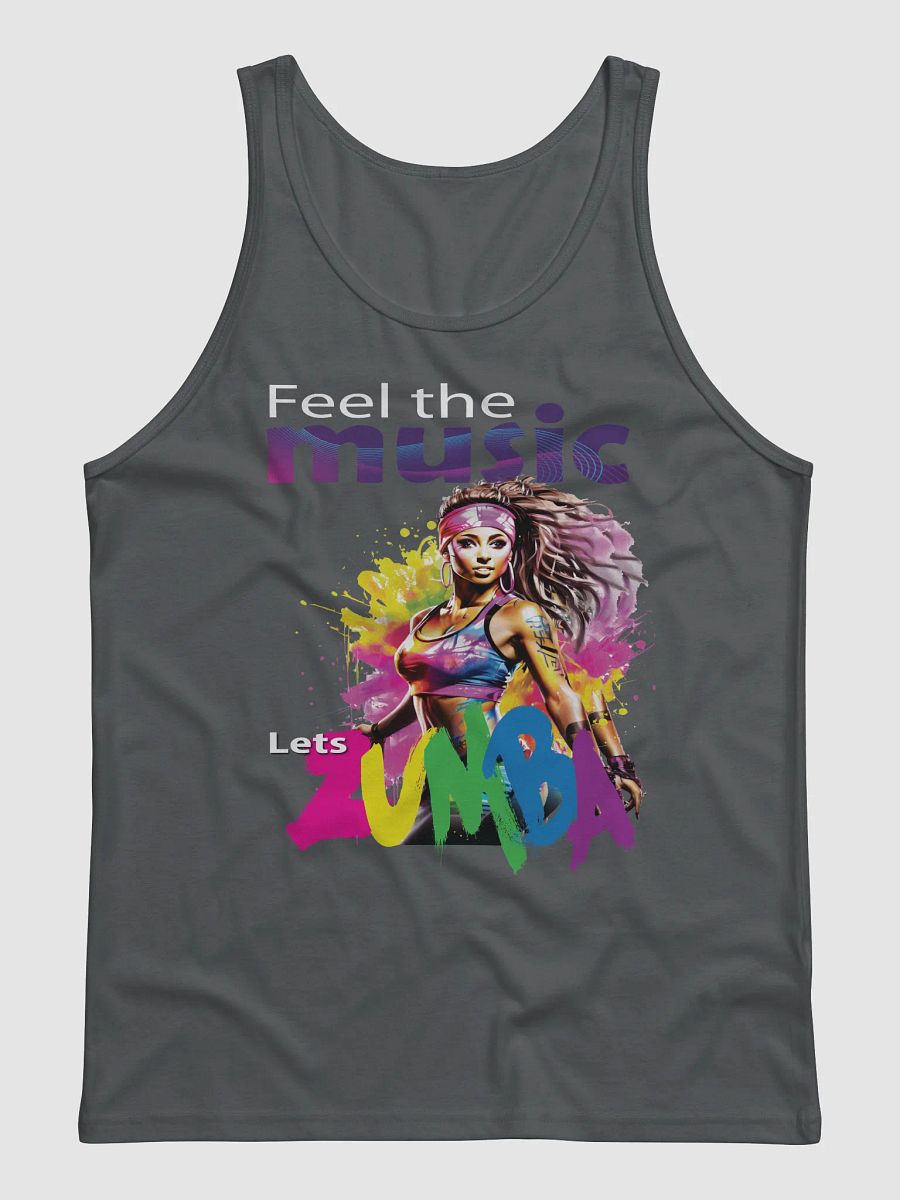 Feel The Music Lets Zumba Fitness Dance Class Instructor Tanktop product image (3)