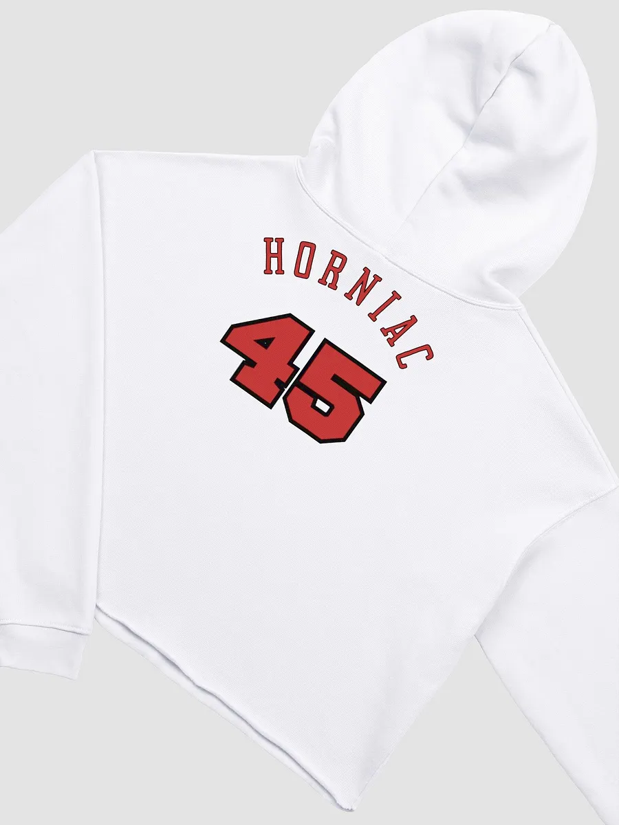 Horns Over Hoops Fusion Crop Hoodie product image (4)