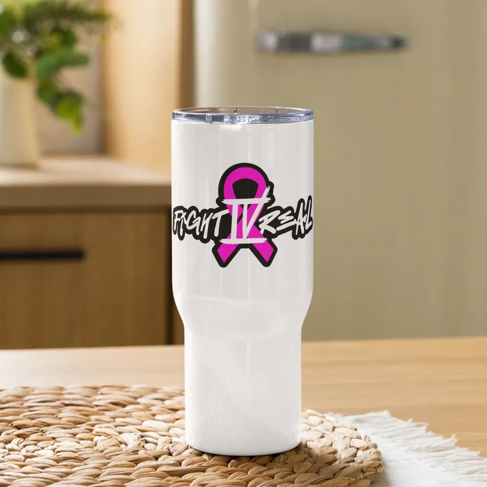 Breast Cancer Awareness Travel Mug With Handle product image (9)