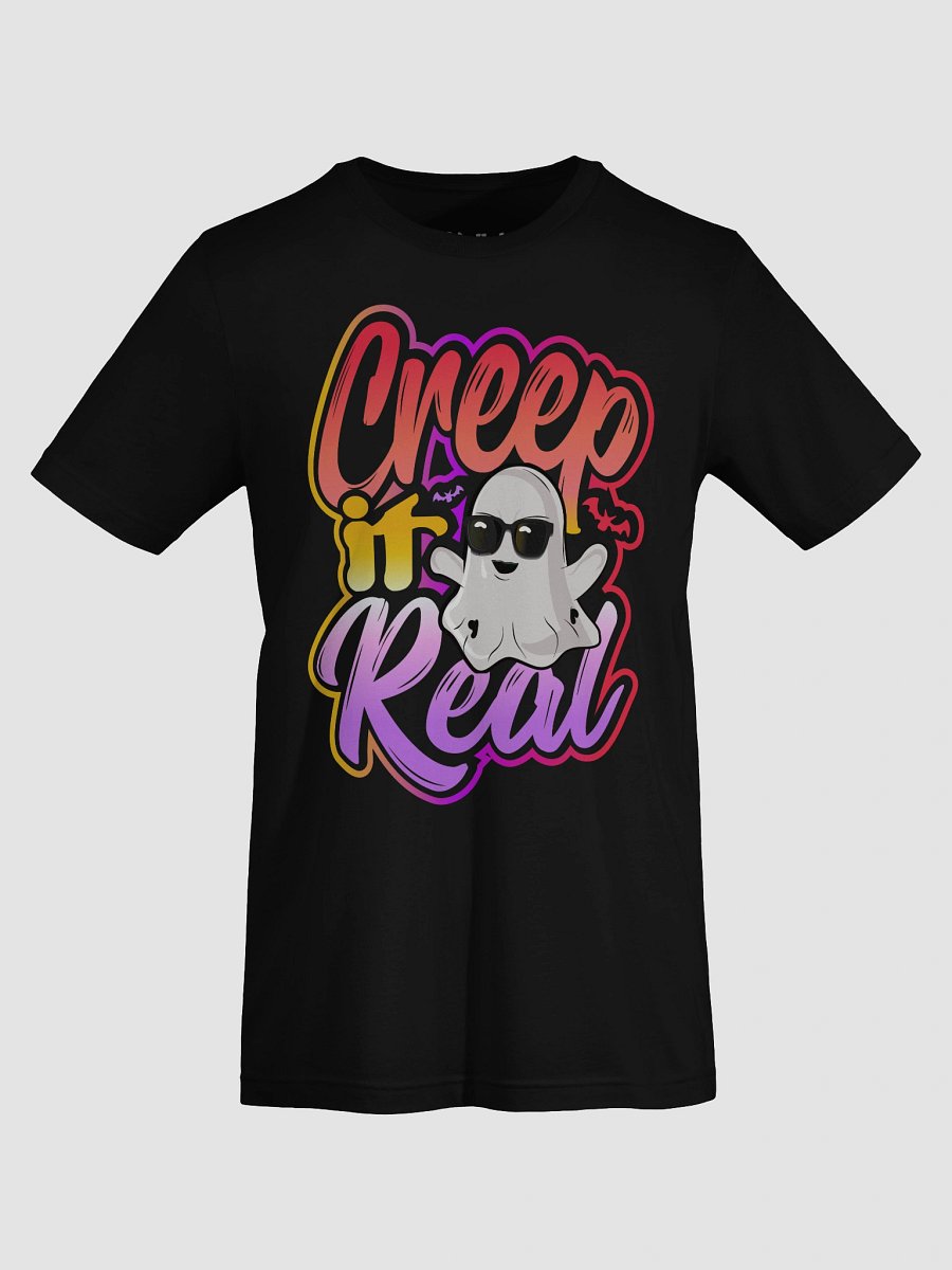 Creep It Real Halloween T-Shirt – Funny Ghost with Sunglasses and Graffiti Style product image (74)