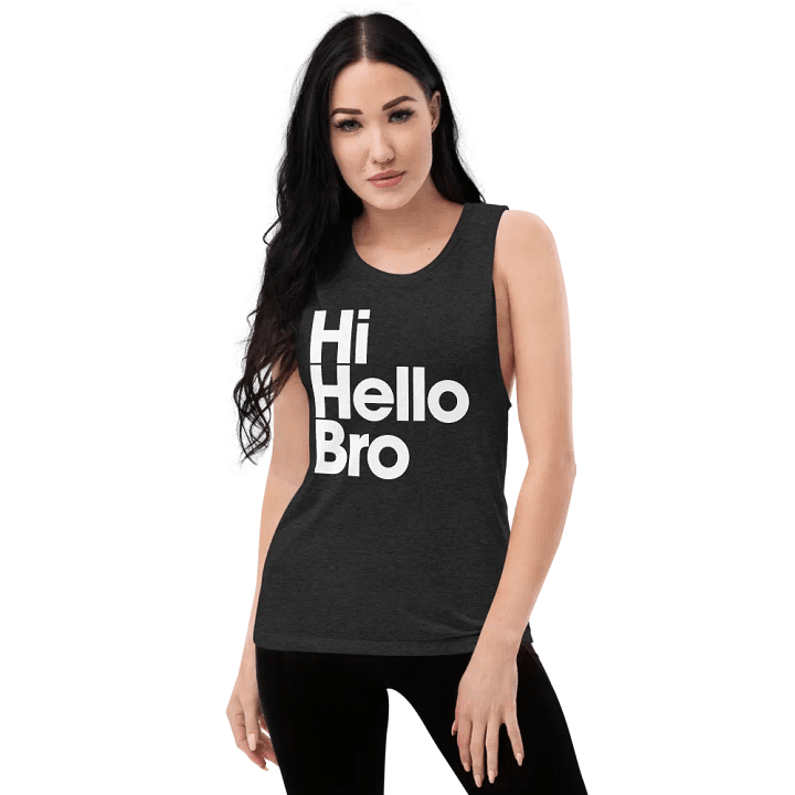 HiHelloBro Flowy Muscle Tank product image (6)