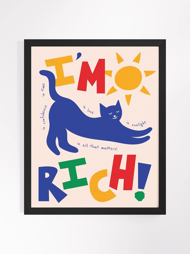 I'm Rich! (Framed) product image (1)
