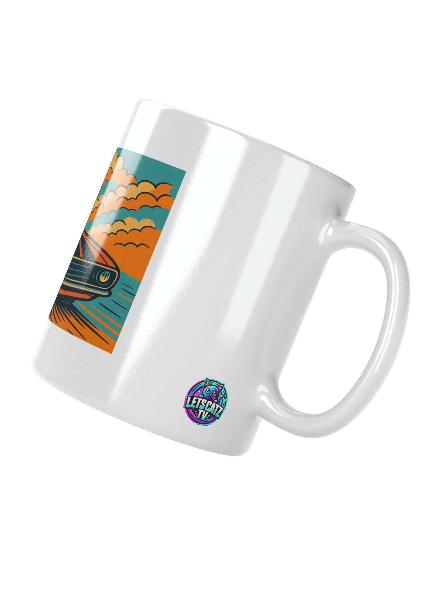 Cool Cat Ride – Keramik Tasse product image (4)