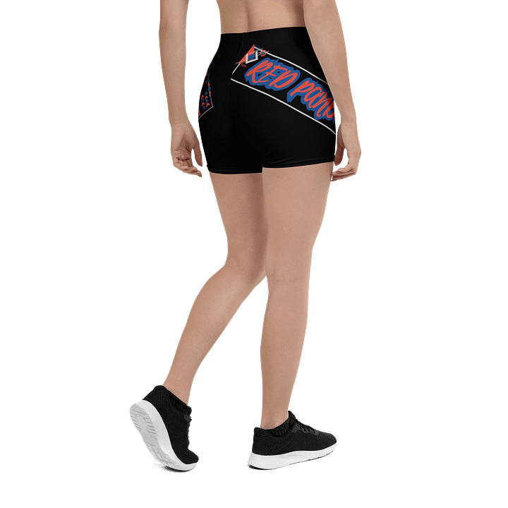 "Zzz" RED PANDA Black Flex Shorts product image (2)