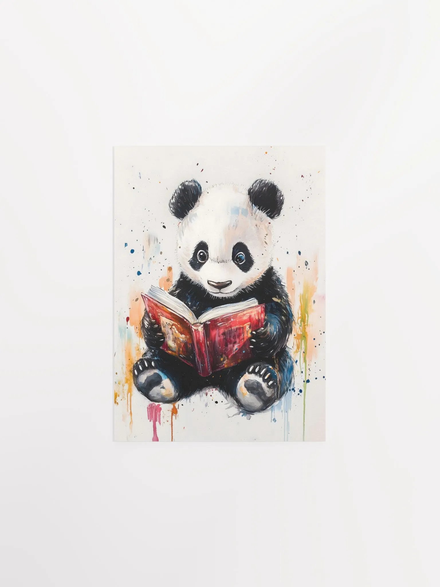Baby Panda Reader's Delight Poster product image (6)