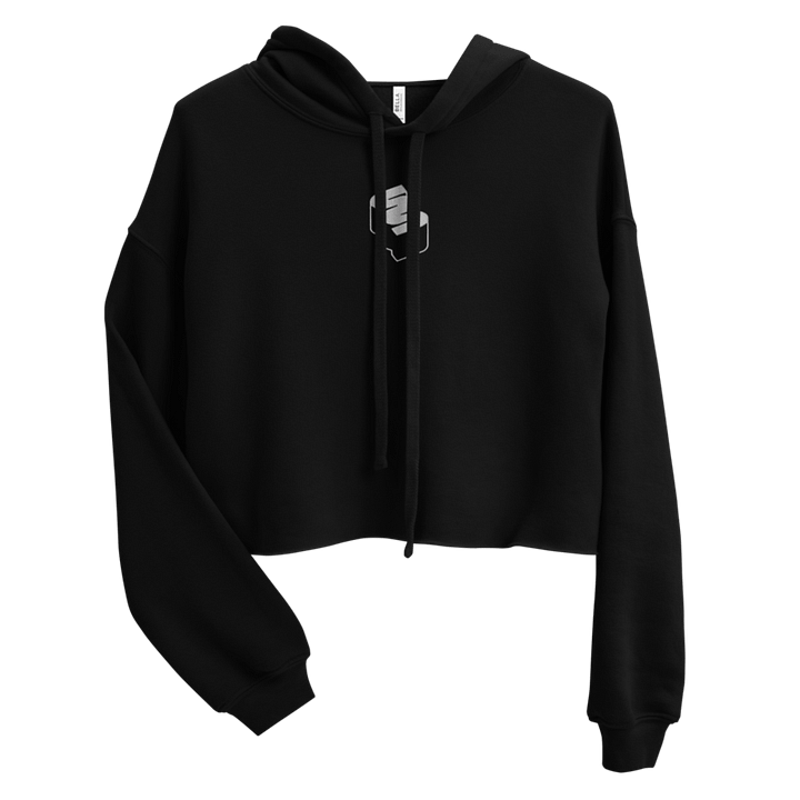 Women's Crop Hoodie (Black) product image (1)