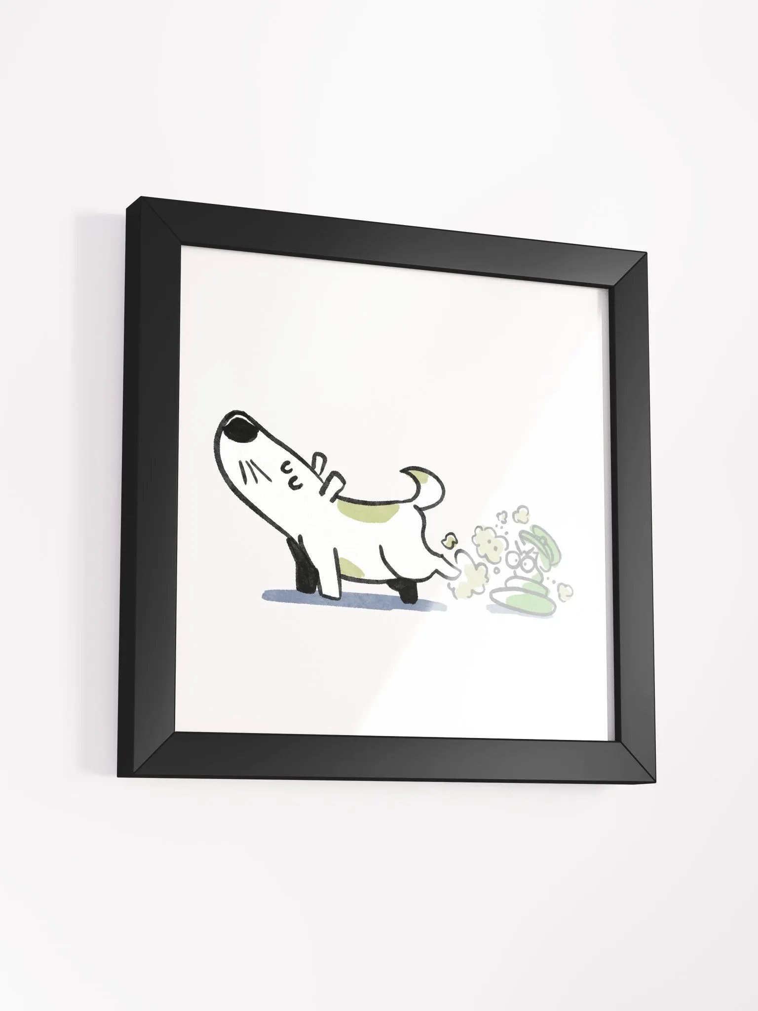 Just a Pup Poop | Frame Matte Poster product image (34)