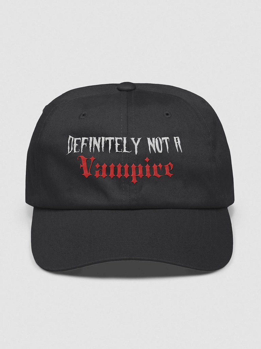 Definitely NOT A VAMPIRE Dad Hat product image (1)