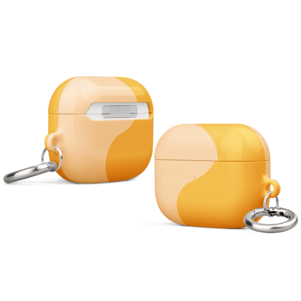 Orange Honey Cream Minimal Wave AirPods Case product image (44)