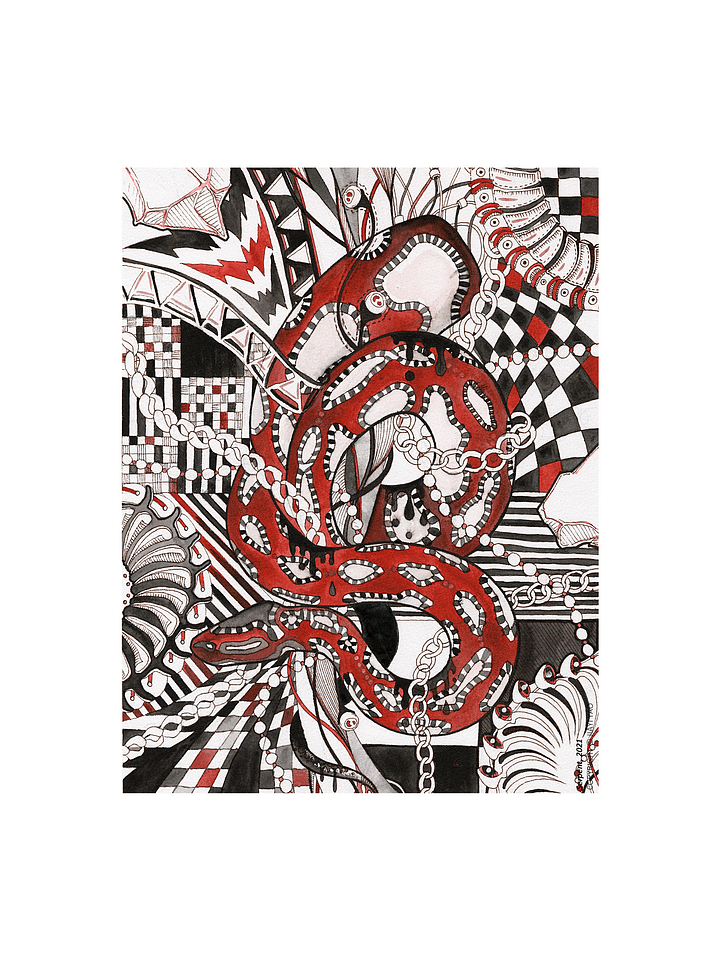 Serpent - Original Art Print product image (1)