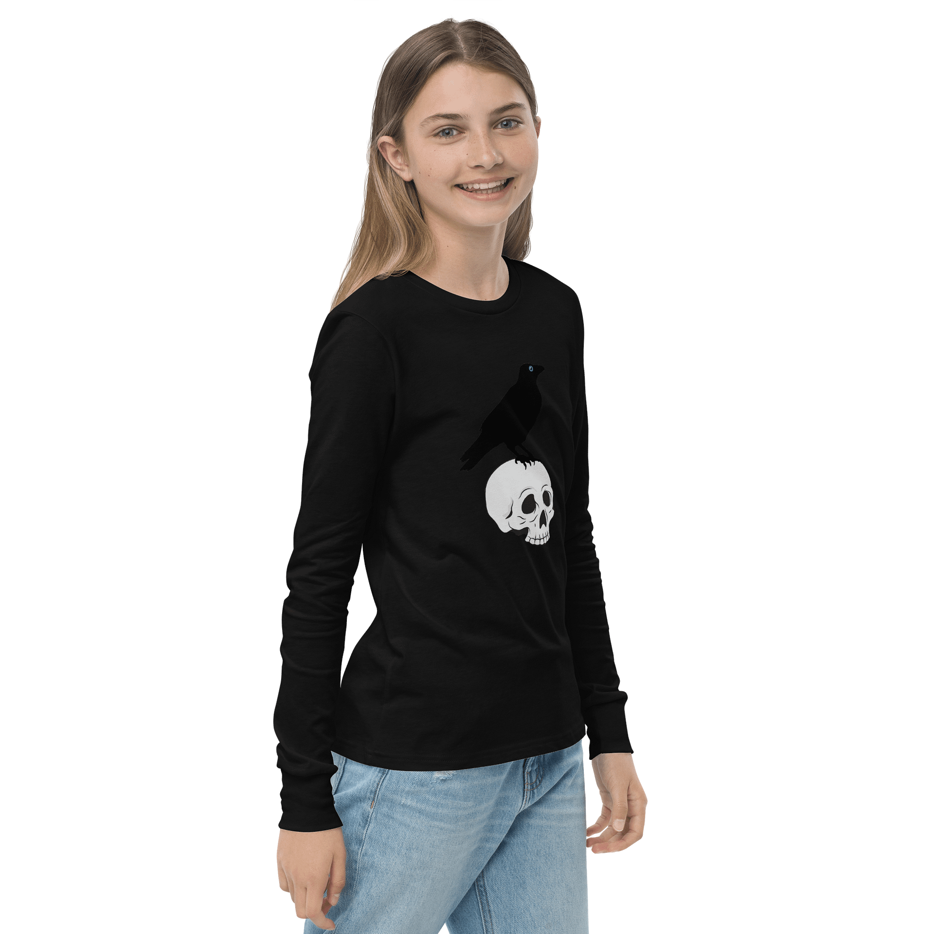 Oshi Mark Youth Long Sleeve Shirt product image (4)