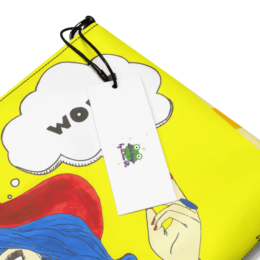 Pop art girl (art by Dina R.) acrylic painting picture - Crossbody Bag product image (4)