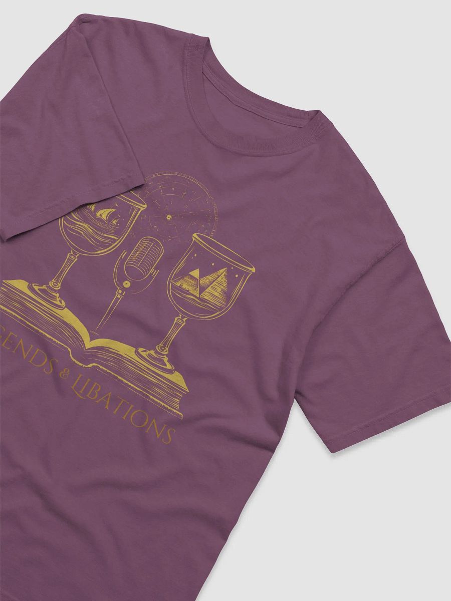 Legends & Libations Gold Logo Comfort Colors T-Shirt product image (3)