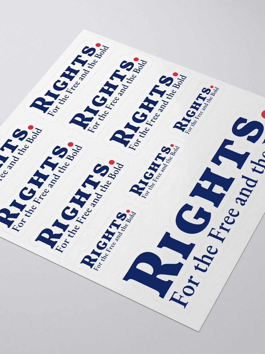 RIGHTS. Stickers product image (2)