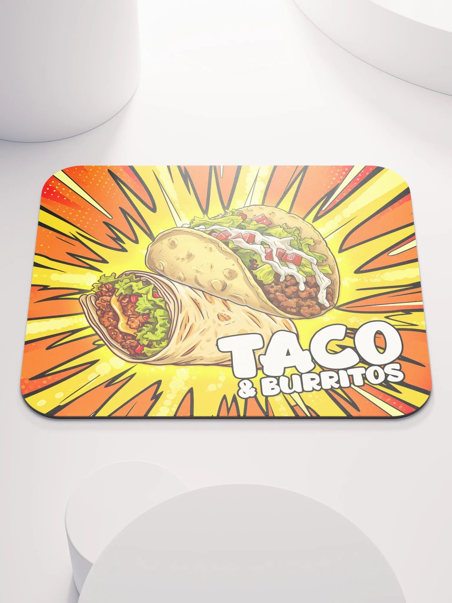 Taco & Burritos Classic Mouse Pad product image (2)