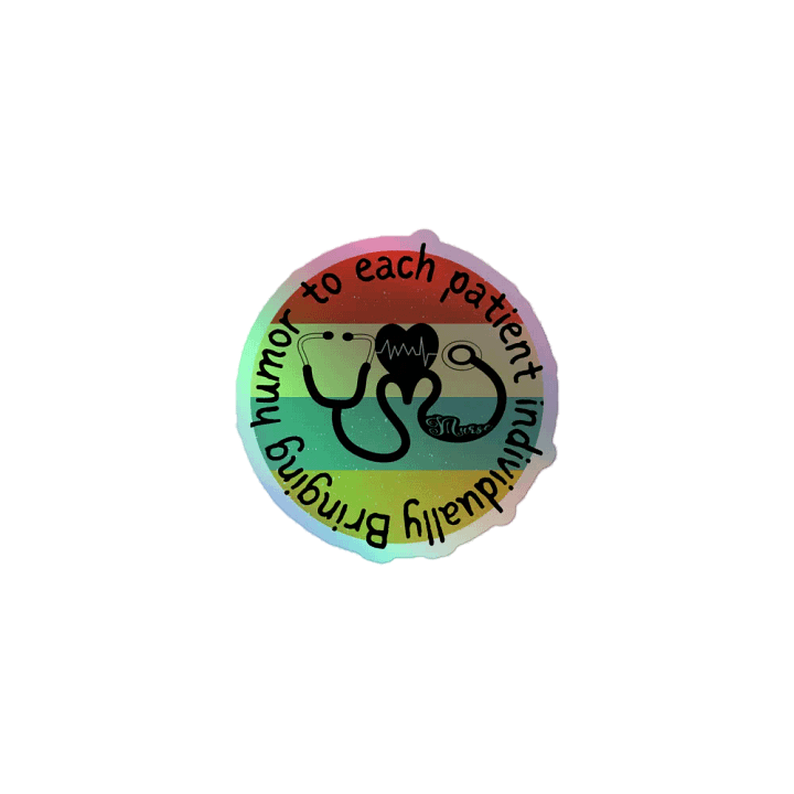 Bringing humor to each patient individually Holographic Sticker Set product image (1)