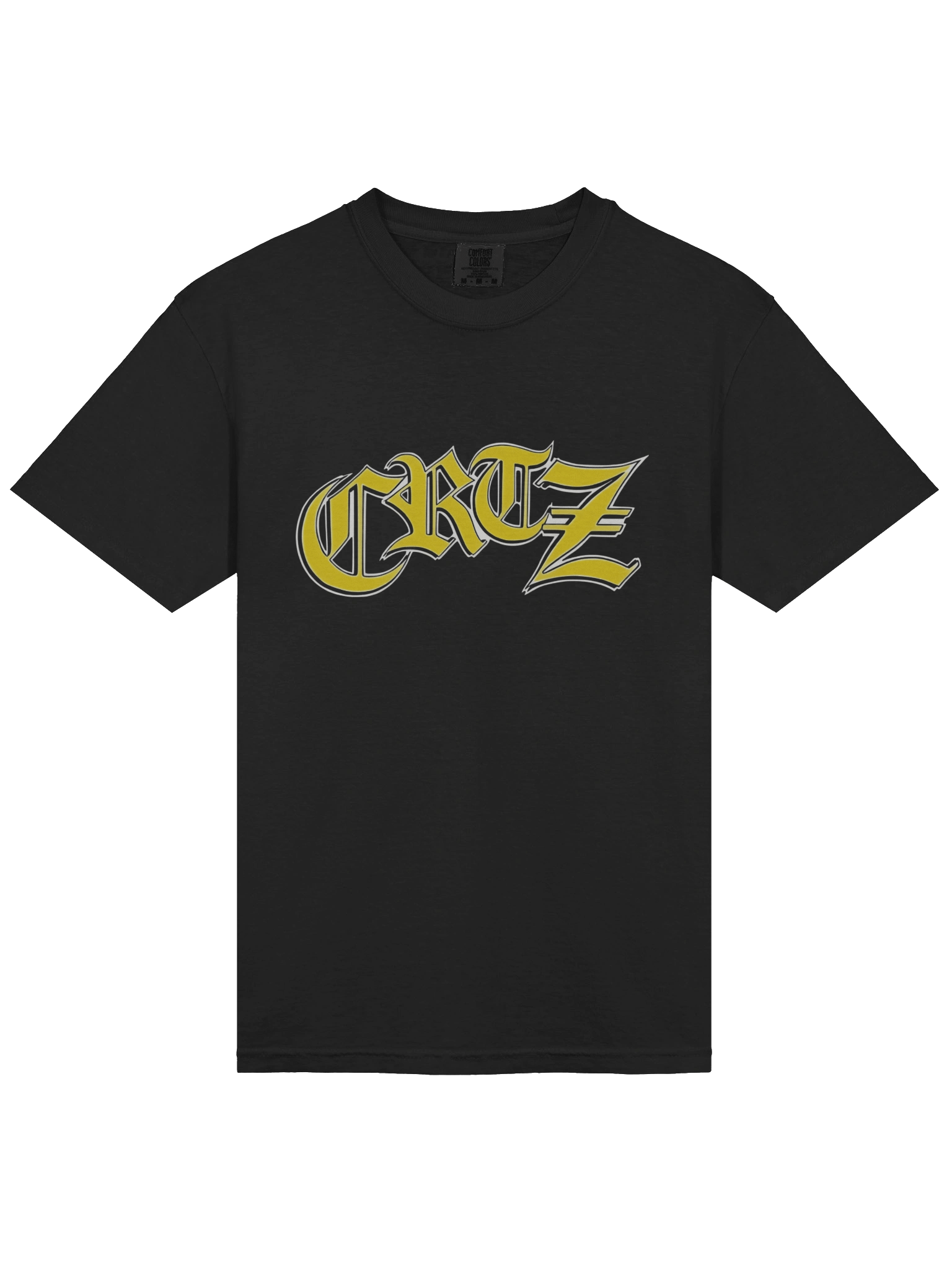 Corteiz Old English T-Shirt – Black product image (1)