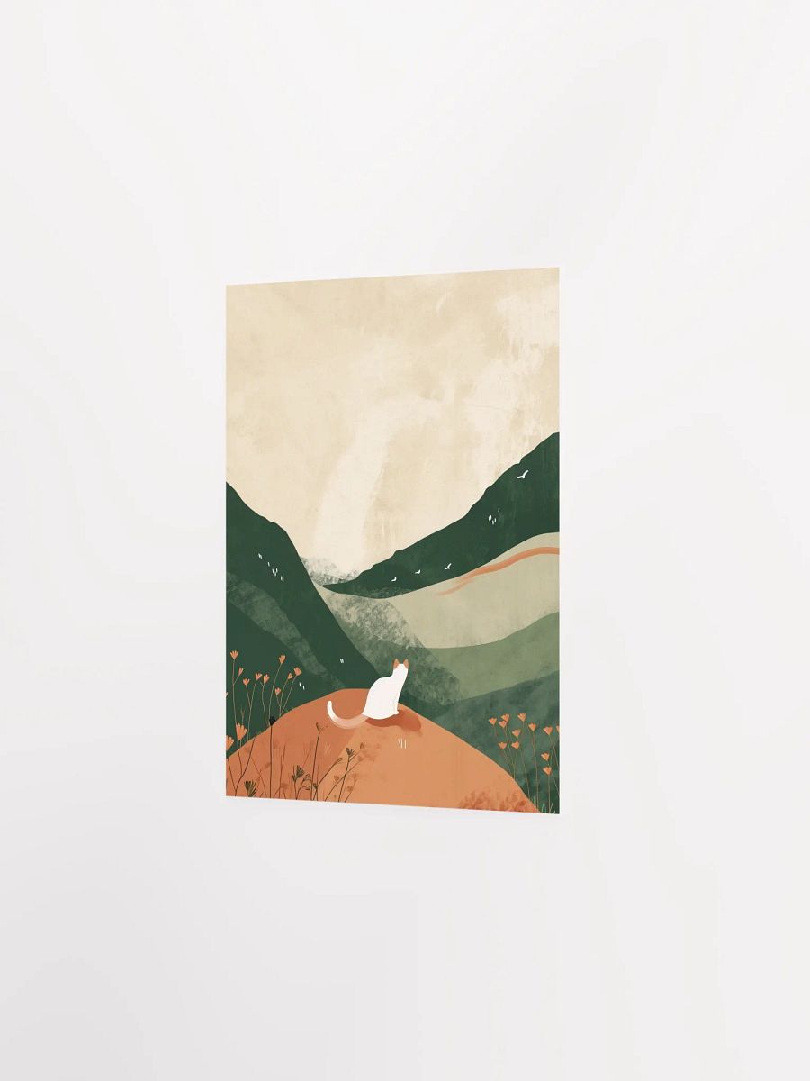 Mountain Cat Serenity Poster product image (4)