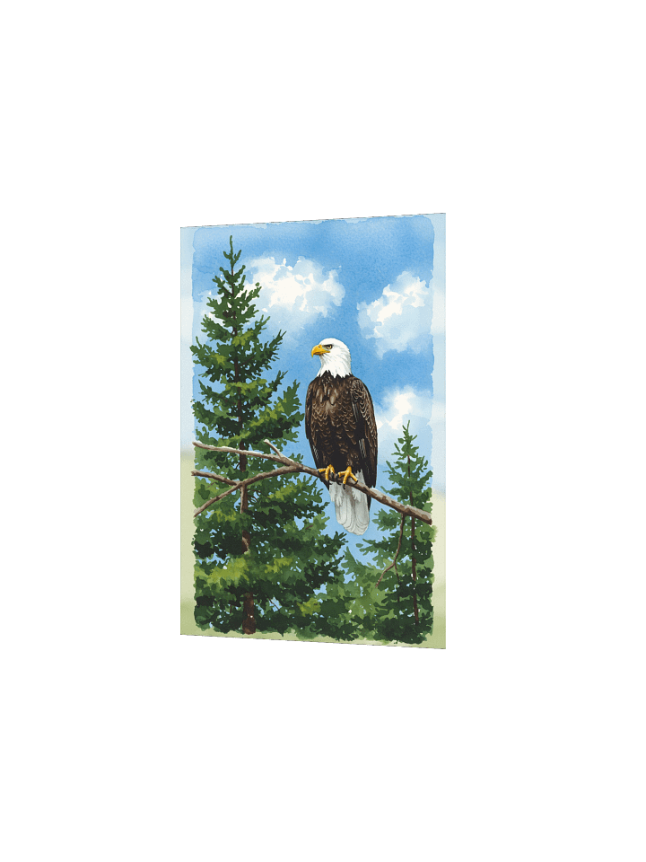 The Eagle's Domain Watercolor Poster product image (11)