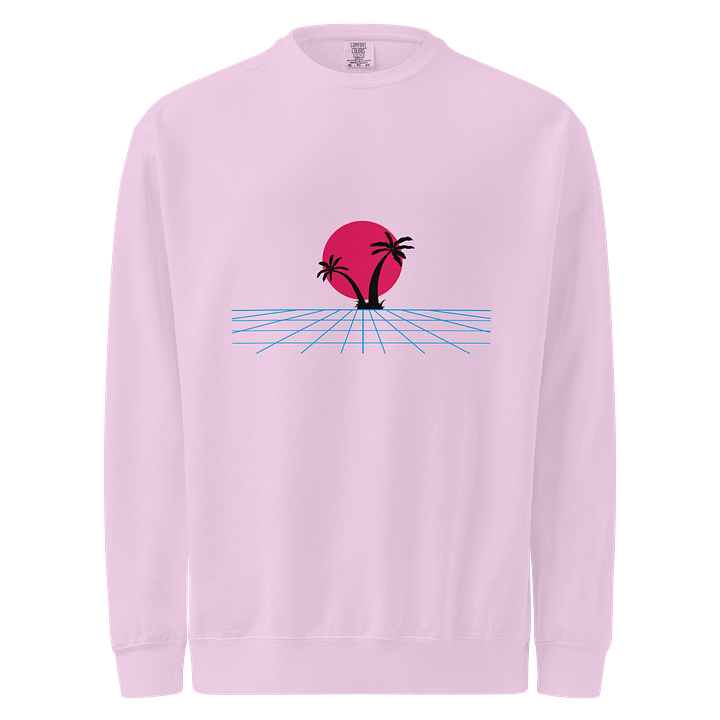Vaporwave Sunset Silhouette Sweatshirt product image (1)