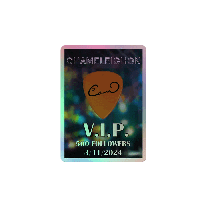 LIMITED EDITION - 500 Follower Holographic Sticker product image (1)
