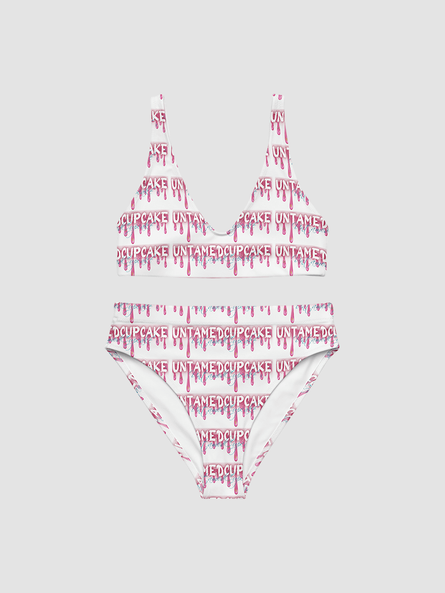 [Cuppycake] All-Over Print Recycled High Waisted Bikini AOP product image (1)
