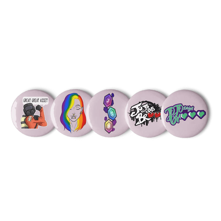 5 Button Pins Logos Pack product image (1)