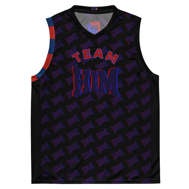 Custom HIM All-Over Basketball Jersey product image (1)