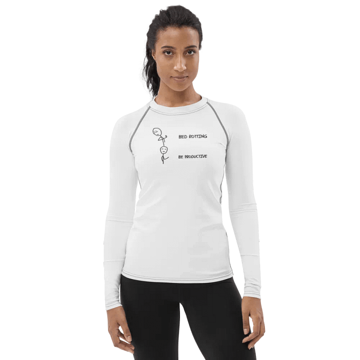 Bed Rotten vs Be Productive Rash Guard product image (1)