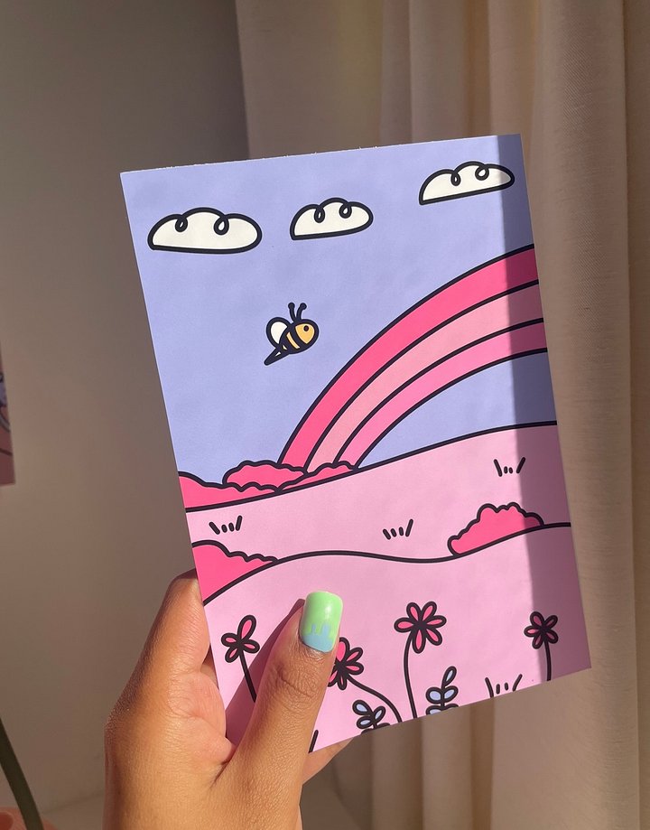 Bees Print product image (1)