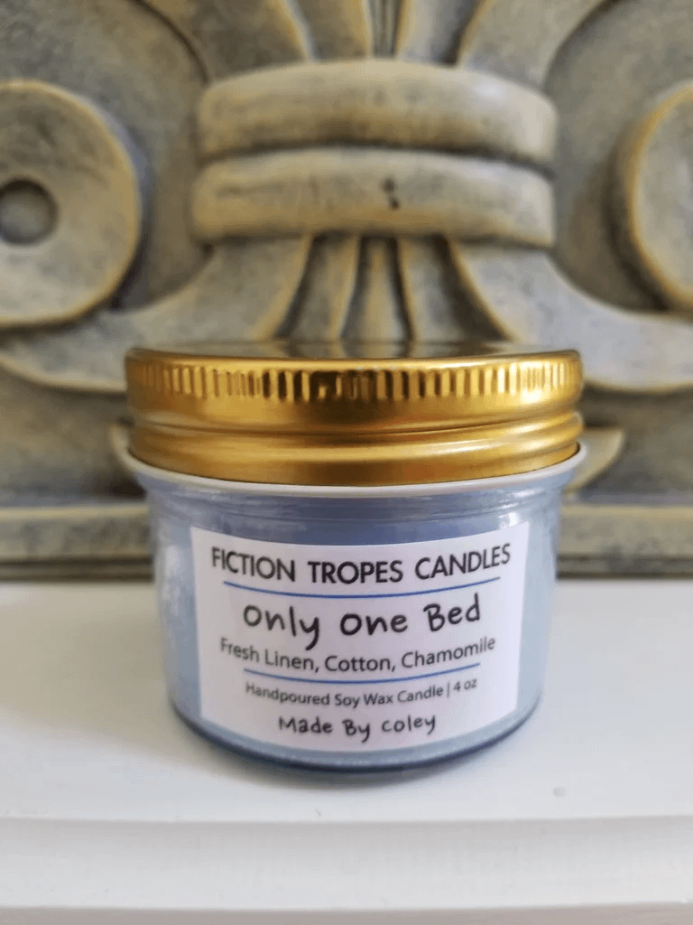 Mini Only One Bed Candle (Fiction Tropes Candles) product image (4)